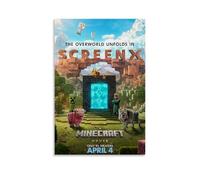 Feioust Minecraft Poster Movie Vintage Comic Game Music Posters for Room Aesthetic Canvas Wall Art Bedroom Decor12x18inch(30x45cm)