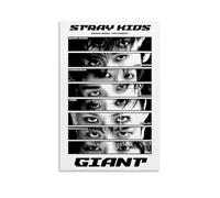 Feioust Stray Poster Kids Music Collage Korean Band Music Posters for Room Aesthetic Canvas Wall Art Bedroom Decor12x18inch(30x45cm)