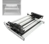 Feiphla Aluminum Manual Pull Out Drop Down Folding Step Motorhome,Electric Automatic/Manual Rv Steps,with Light,RV Campervan Caravan 1Step-Automatic(Led)