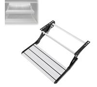 Feiphla Heavy Duty Aluminum Alloy Electric Folding RV Step with LED Light, Automatic Folding Caravan Stairs for Campervans and Travel Trailers 1Step-Automatic(Led)