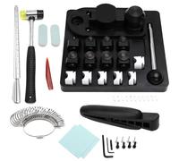 Feiphla Ring Bending Tool,Earring Bending Machine,with Nylon Dies, Spoon Earring Bending Machine,for Jewelry Making Set7