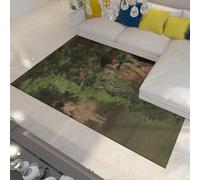 FEIPUHOME Art Rug 180x240cm Impressionism Rugs Dancers Backstage Famous Painting Print Indoor/Outdoor Home Decor Carpet for Entryway Living Room Low Pile