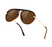 FEISEDY Classic Pilot Sunglasses UV400 Protection with Metal Temple for Women and Men Stylish Accessory B0461