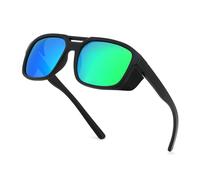 FEISEDY Rectangular Polarized Sunglasses for Men Women Retro Shades B0348