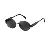 FEISEDY Retro Oval Sunglasses for Women Men Trendy Sun Glasses Metal Frame Classic Shades UV400 Protection B0124