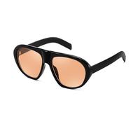 FEISEDY Retro Oversized Pilot Sunglasses for Women Men UV400 Lens B4201 | Trendy Chic Flat Top Sunglasses, Traveling, Driving