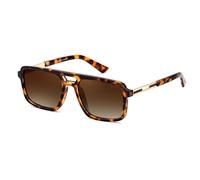 FEISEDY Retro Pilot Polarised Sunglasses for Men Women 70s Shades B0377 | UV400 Protection, Classic Square Designer Sun Glasses for Driving,Fishing,Holidays