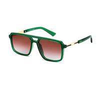 FEISEDY Retro Pilot Polarised Sunglasses for Men Women 70s Shades B0377 | UV400 Protection, Classic Square Designer Sun Glasses for Driving,Fishing,Holidays