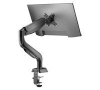 Feising Single Monitor Mount - Adjustable Stand, 24-34 Inch Gas Spring Arm, VESA Mount with Clamp & Grommet Base - Fits 4.4-23 lbs LCD Monitors