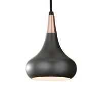 Elstead Beso 1 Light Dome Ceiling Pendant Dark Bronze, E27