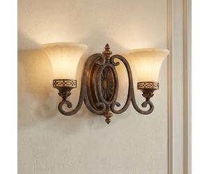 FEISS Drawing Room wall light, two-bulb, wide