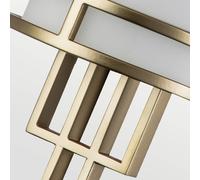 FEISS Fusion 1 wall light, natural brass