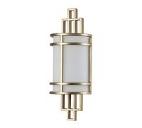 Feiss Fusion Single Light Flush Wall Fitting In Natural Brass