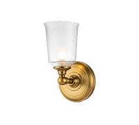 Feiss Huguenot Lake Bathroom Wall Light - Burnished Brass