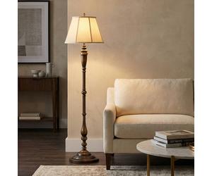 FEISS Impressive fabric floor lamp Lincolndale