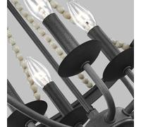 FEISS Nori chandelier, 4-bulb