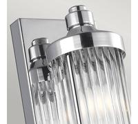 FEISS Paulson IP44 LED wall light, 1-bulb, height 73.7cm