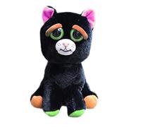 Feisty Pets Katy Cobweb Adorable 8" Plush Stuffed Black Cat