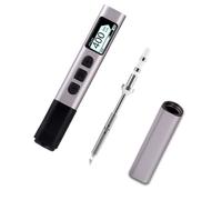 FEITA PTS201 Soldering Iron Kit for Electronics, 100W Mini Smart Digital Solder Iron, Boost Mode, Auto Sleep & Shutdown, Type-C, OLED Display Micro Soldering Tools with 1 Solder Tips