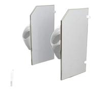 FEITAOOOZ Urinal Partition, Wall-Mounted Urinal Partition, Privacy Screen Wall-Mounted, for Public Restroom(Gray,3pcs)