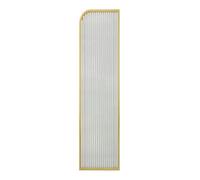 FEITAOOOZ Urinal Partition, Wall-Mounted Urinal Partition, Wall-Mounted Partition Extender, Stainless Steel Frame(Gold,1 piece)
