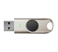 FeiTian BioPass FIDO2 Security Key with Biometric Authentication (Fingerprint) for Windows Desktop, USB-A & C, Metal Case