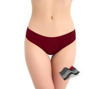 feitycom Period Swimwear-Menstrual Swimsuit Bikini Bottoms-Black High Waisted Leakproof Swim Bottoms for Girls and Women