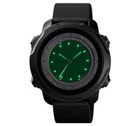 FeiWen Mens Unique Display Mode Sports Digital Watches Waterproof LED Electronic Alarm Digital Dual Time Military Outdoor Stopwatch Date Plastic Wirst Watches (All Black)