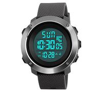 FeiWen Multifunction Electronic Digital Waterproof Watch 12H/24H Calendar Stopwatch Countdown Alarm Outdoor Military Sprots Watch for Men