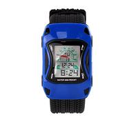 FeiWen Waterproof Digital Plastic Cartoon Watches for Boy Child with Rubber Strap Multifunction Outdoor Sport Military LED Electronic Colorful LED Backlight Alarm Stopwatch