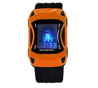 FeiWen Waterproof Digital Plastic Cartoon Watches for Boy Child with Rubber Strap Multifunction Outdoor Sport Military LED Electronic Colorful LED Backlight Alarm Stopwatch