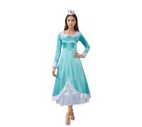 FEIWOBIRD Women Princess Peach Costume Super Brothers Party Gown Ball Dress (Princess Rosalina, Medium), Princess Rosalina, M