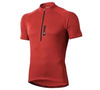FEIXIANG Men’s Cycling Jersey, Short Sleeve Cycle Tops Riding Jerseys Biking Shirt Bicycle Clothes with Quick Dry Breathable Fabric Red