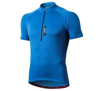 FEIXIANG Men’s Cycling Jersey, Short Sleeve Cycle Tops Riding Jerseys Biking Shirt Bicycle Clothes with Quick Dry Breathable Fabric Blue