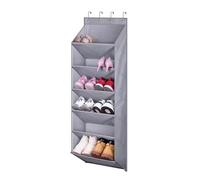 FeiYeup Shoe Rack Shoe Bag Hanging Bag Behind Door Wall-Mounted Shoe Bag Bedroom Multi-Layer Sundries Finishing Oxford Cloth Storage Bag