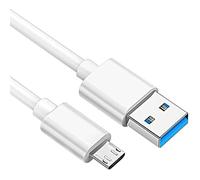 FEIYIU USB Charger Charging Cable Cord Compatible for Ring Alarm Keypad, Enabled Wi-Fi Video Doorbell (2020 Release) 2/3/3 Plus/4, Peephole Cam, Camera Battery Charging Cable(6.6ft)