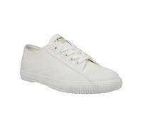Feiyue Fe Lo 1920 Canvas Sneaker - Classic Low-Top Unisex Trainers - Lightweight and Durable Casual Shoes (Triple Off White, UK 11)