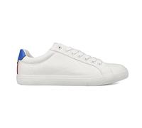 Feiyue Fe Lo AV Vulcanised Canvas Sneaker - Durable 12oz Canvas Upper, Tonal Chevrons & Logo Branding, Padded Insole (White/Royal, UK 9)
