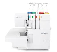 FEIYUE FY505 Serger Overlock Machine with 2/3/4 Thread Capability, Built-in Rolled Hem, Durable Heavy-Duty Metal Frame, Adjustable Differential Feed