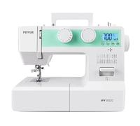 FEIYUE FYe320 Full Size Sewing Machine with Foot Pedal, Speed Control, Heavy Duty & Portable, LCD Display, 25 Built-in Stitches, 6 Bobbins & 5 Included Sewing Feet