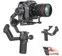 FeiyuTech SCORP 3 Gimbal Stabilizer for Camera, Built-in AI Tracking Sensor & Detachable Remote Control, 3.5KG Payload Camera Stabilizer with Touch Screen, Vertical Shooting
