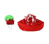 Feizikaw Cat Clothes Christmas Pet Cloak Decoration Create A Festive Style For Your Adorable Pet A Super Christmas Cloak To Celebrate The Holidays With Them (Red, 24x18x3cm)