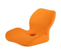 Feizikaw Chair Cushions Work Chair Cushion Butt And Back Support Car Seat Seat Cushion For Tailbone P Ain R Elief For Off Ice The Home Is B Acked By A And The Is B Acked (Orange, A)