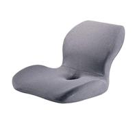 Feizikaw Chair Cushions Work Chair Cushion Butt And Back Support Car Seat Seat Cushion For Tailbone P Ain R Elief For Off Ice The Home Is B Acked By A And The Is B Acked (Grey, A)
