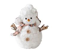 Feizikaw Christmas Decorations Indoor Adorable Knit Snowman Doll - Perfect Holiday Desktop For A Cozy Festive Vibe (B, 15cm)