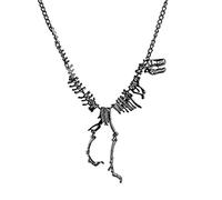 Feizikaw Dinosaur Same Of The And Style Exaggerate America Skeleton Necklace Europe Necklaces & Pendants (Black, One Size)