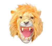 Feizikaw Halloween Costume Party Style Animal Latex Toys Halloween Head Prop Animal Halloween Latex Mud Headgear Cos Quirky Holiday Party Performance Props (B, One Size)