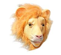 Feizikaw Halloween Costume Party Style Animal Latex Toys Halloween Head Prop Animal Halloween Latex Mud Headgear Cos Quirky Holiday Party Performance Props (A, One Size)