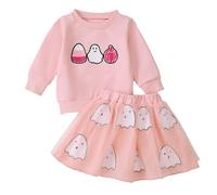 Feizikaw Halloween Costumes for Kids Boy Girl First Birthday Outfit 1 Cake Long Sleeve Pullover Sweatshirt + Long Pants Set Fall Winter Clothes 1823