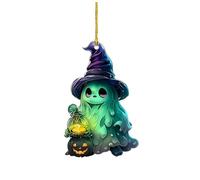 Feizikaw Halloween Door Hanging Night Adorable Baby Charm Pendant Soft Fabric Details Perfect Nursery Or Keychain Accessory Cute Idea & For All Ages (E, 8X8X1CM)